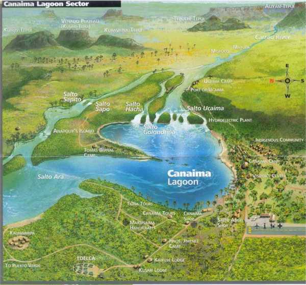 Laguna_Canaima_map